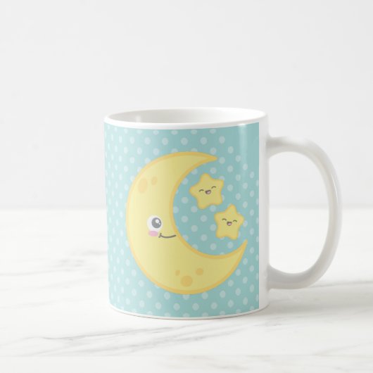 Kawaii Moon et Stars Mug (Droite)