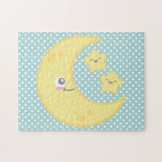 Kawaii Moon et Stars Puzzle (Horizontal)