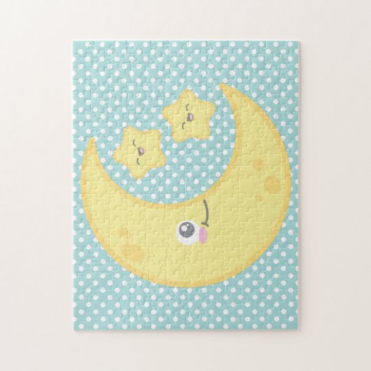 Kawaii Moon et Stars Puzzle (Vertical)
