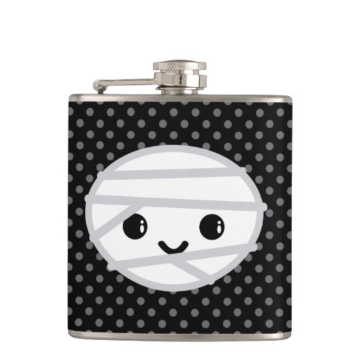 Kawaii Mummy Flask Heupfles (Voorkant)