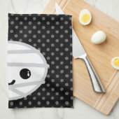 Kawaii Mummy Kitchen Towel Theedoek (Quarter Fold)
