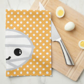Kawaii Mummy Kitchen Towel Theedoek (Quarter Fold)