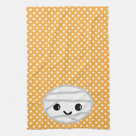 Kawaii Mummy Kitchen Towel Theedoek (Verticaal)