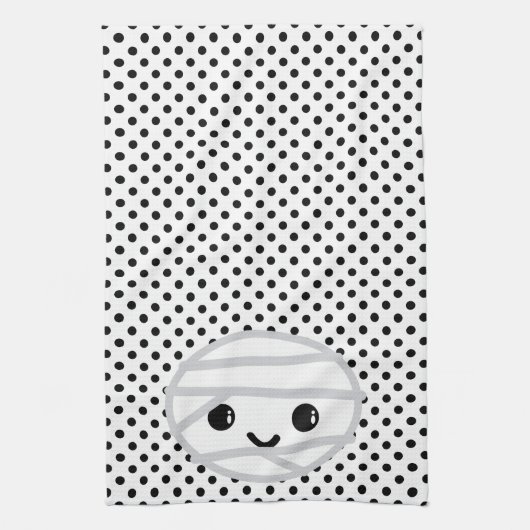 Kawaii Mummy Kitchen Towel Theedoek (Verticaal)