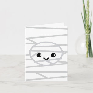 Kawaii Mummy Note Card Kaart