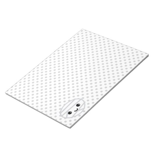 Kawaii Mummy Notepad Notitieblok (Schuin)