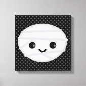 Kawaii Mummy Wrapped Canvas (Voorkant)