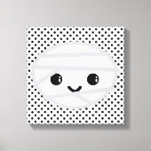 Kawaii Mummy Wrapped Canvas (Voorkant)