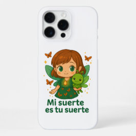 Kawaii Muse & Lucky Cricket – Fortune iPhone-hoesj iPhone 16 Pro Max Hoesje
