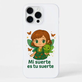 Kawaii Muse & Lucky Cricket – Fortune iPhone-hoesj iPhone 16 Pro Max Hoesje