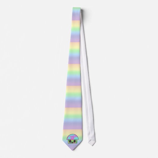 KAWAII MUSHROOM SHROOM GINGHAM PATCHWORK PLAID STROPDAS (Voorkant)