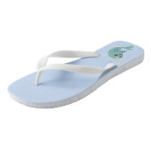 Kawaii Narwhal Teenslippers (Schuin)