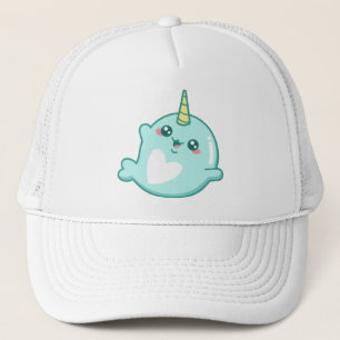 Kawaii Narwhal Trucker Pet