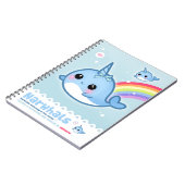 Kawaii narwhals notitieboek (Linkerzijde)