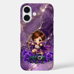 Kawaii Neos Zodiac Boogschutter iPhone 16 Hoesje