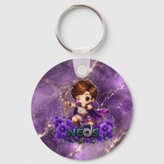 Kawaii Neos Zodiac Boogschutter Sleutelhanger (Voorkant)