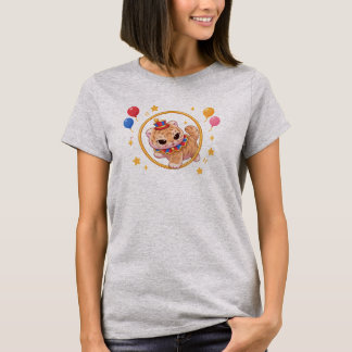 Kawaii Nieuwsgierige Luipaard Schattig Safari Dier T-shirt