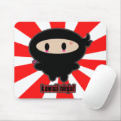 Kawaii Ninja Mousepad Muismat (Met muis)