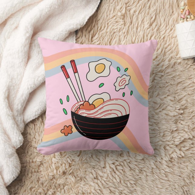 Kawaii Noodles Kussen (Deken)