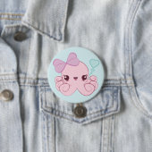 Kawaii Octopus Button (In situ)