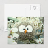 Kawaii Oliver the Owl Briefkaart (Voorkant / Achterkant)