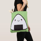 Kawaii Onigiri Rice Ball Draagtas (Dichtbij)