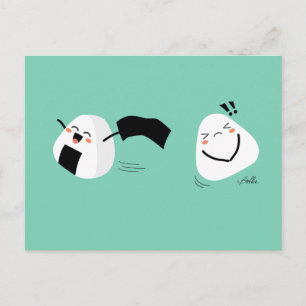 Kawaii Onigiri Theft Briefkaart