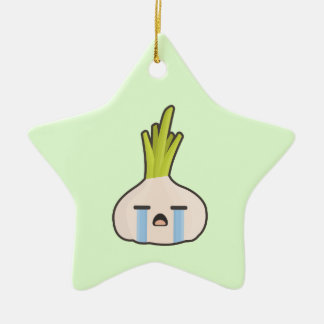 Kawaii Onion Keramisch Ornament