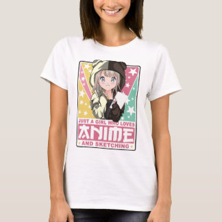 Kawaii Otaku - Cute Japanese Sketching Girl  T-shirt