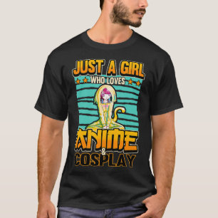 Kawaii Otaku Gewoon een meisje dat van Anime en Co T-shirt