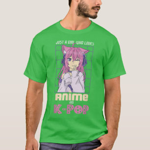 Kawaii Otaku Japan Neko is een meisje dat van Anim T-shirt