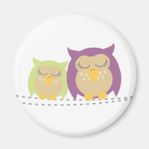 Kawaii Owls Magnet Magneet