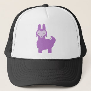 Kawaii Paars Llama Trucker Pet