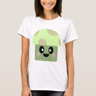 KAWAII PADDENSTOEL SHROOM GELUKZALIGE HALLUCINATIE T-SHIRT