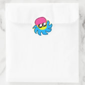 Kawaii Pan Pride Octopus Stickers (Sac)