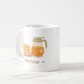 Kawaii Pancake en Maple Syrup Couple Mok (Voorkant links)