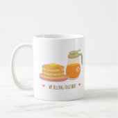 Kawaii Pancake en Maple Syrup Couple Mok (Links)