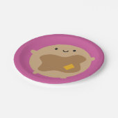 Kawaii Pancake Papieren Bordje (Gekanteld)