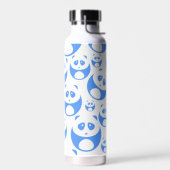 Kawaii Panda Baby Blue en White Pattern Wireless Waterfles (Links)