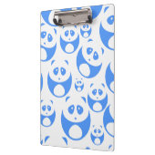 Kawaii Panda Baby Blue en WhitePattern Klembord (Links)