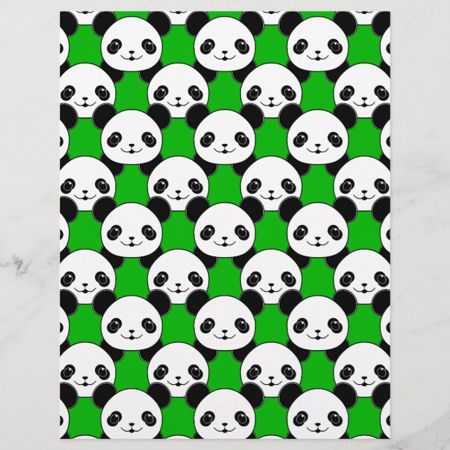 Kawaii Panda Beer Pattern (Voorkant)