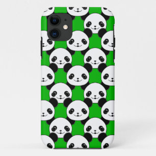 Kawaii Panda Beer Pattern iPhone 11 Hoesje