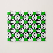 Kawaii Panda Beer Pattern Legpuzzel (Horizontaal)