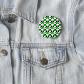 Kawaii Panda Beer Pattern Ronde Button 5,7 Cm (In situ)