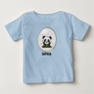 Kawaii Panda Beer Persoonlijke Baby T-Shirt