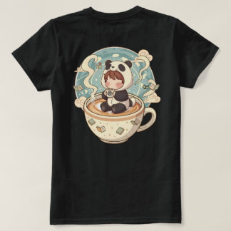 Kawaii Panda Brew Women's Cotton Tee T-shirt