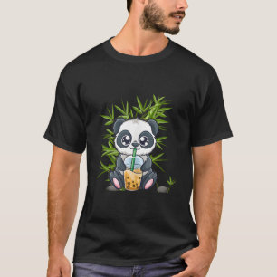 Kawaii Panda Bubble Boba Tea Otaku Japanse anime T-shirt