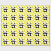 Kawaii panda cadeaupapier (Vlak)