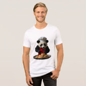 Kawaii Panda Chef T-shirt – Schattige Tiny Panda F (Voorkant volledig)