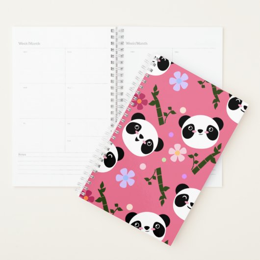 Kawaii Panda en rose (Devant avec enveloppe)